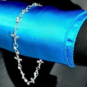 AZG Darling Sterling 925 Silver 9” Anklet